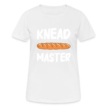 Baking Bread Bakery Bakery Bread Making - Women's Breathable T-Shirt - white - Front - AI Model Female 172 dark (172cm)