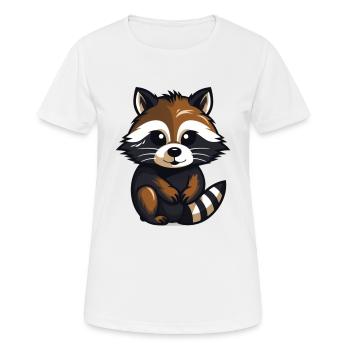 Crèche douce - T-shirt respirant Femme - blanc - Devant - AI Model Female 172 dark (172cm)