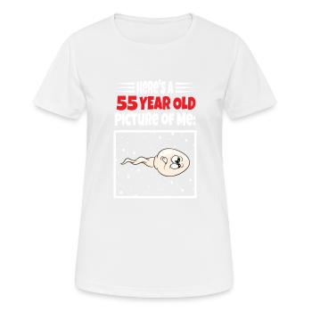 Spermie Hier Ist Ein Altes Bild Von Mir - Frauen T-Shirt atmungsaktiv - Weiß - Vorne - AI Model Female 172 dark (172cm)