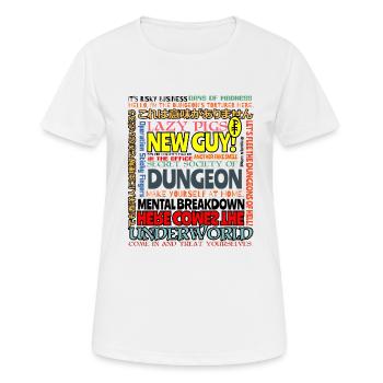 There you have it, reward after useless work - Women's Breathable T-Shirt - white - Front - AI Model Female 172 dark (172cm)