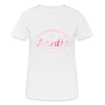 Promoted to Great Aunt Est 2024 - Women's Breathable T-Shirt - white - Front - AI Model Female 172 dark (172cm)