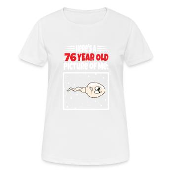 Spermie Hier Ist Ein Altes Bild Von Mir - Frauen T-Shirt atmungsaktiv - Weiß - Vorne - AI Model Female 172 dark (172cm)