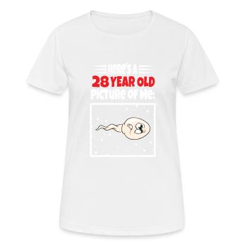 Spermie Hier Ist Ein Altes Bild Von Mir - Frauen T-Shirt atmungsaktiv - Weiß - Vorne - AI Model Female 172 dark (172cm)