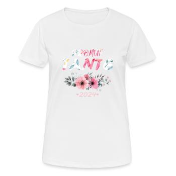 Promue Tata 2024 French Pregnancy Announcement - Women's Breathable T-Shirt - white - Front - AI Model Female 172 dark (172cm)