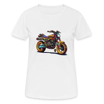 My dream motorcycle from the construction kit - Women's Breathable T-Shirt - white - Front - AI Model Female 172 dark (172cm)