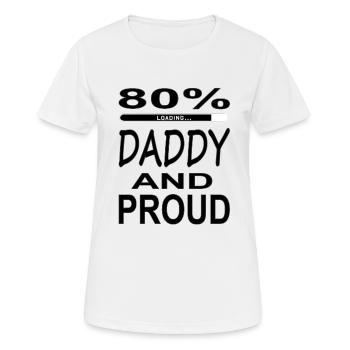 I'm going to be dad future dad dad gift idea - Women's Breathable T-Shirt - white - Front - AI Model Female 172 dark (172cm)