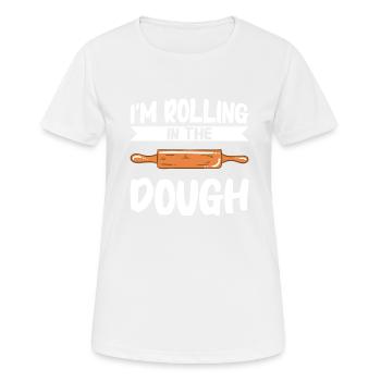 Baking Bread Bakery Bakery Bread Making - Women's Breathable T-Shirt - white - Front - AI Model Female 172 dark (172cm)