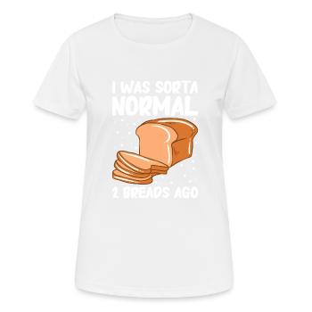 Baking Bread Bakery Bakery Bread Making - Women's Breathable T-Shirt - white - Front - AI Model Female 172 dark (172cm)