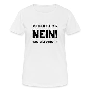 Sonst Noch Jemand Chef Hier Macho Patriarch - Frauen T-Shirt atmungsaktiv - Weiß - Vorne - AI Model Female 172 dark (172cm)