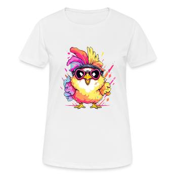 Chicken Chickens Chicken Owner Crazy Chicken - Women's Breathable T-Shirt - white - Front - AI Model Female 172 dark (172cm)