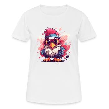 Chicken Chickens Chicken Owner Crazy Chicken - Women's Breathable T-Shirt - white - Front - AI Model Female 172 dark (172cm)
