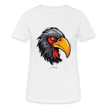 The crazy condor bird - Women's Breathable T-Shirt - white - Front - AI Model Female 172 dark (172cm)
