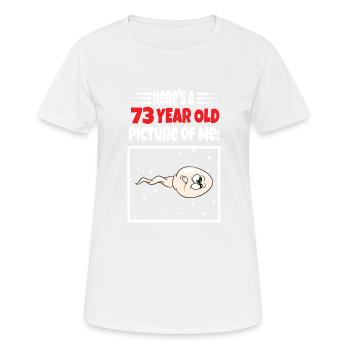 Spermie Hier Ist Ein Altes Bild Von Mir - Frauen T-Shirt atmungsaktiv - Weiß - Vorne - AI Model Female 172 dark (172cm)