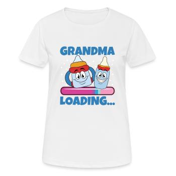 Granny 2024 Granny-to-be 2024 Loading - Women's Breathable T-Shirt - white - Front - AI Model Female 172 dark (172cm)