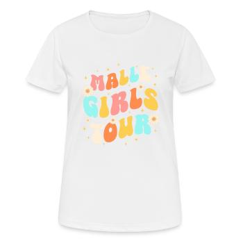Visite des filles de Malle - T-shirt respirant Femme - blanc - Devant - AI Model Female 172 dark (172cm)