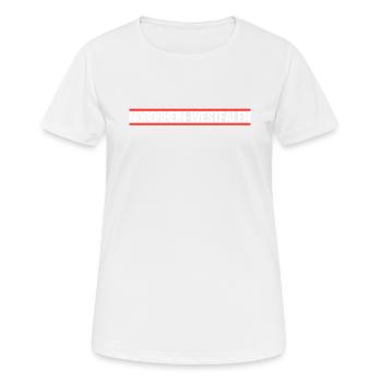 NRW Nordrhein Westfalen - Frauen T-Shirt atmungsaktiv - Weiß - Vorne - AI Model Female 172 dark (172cm)