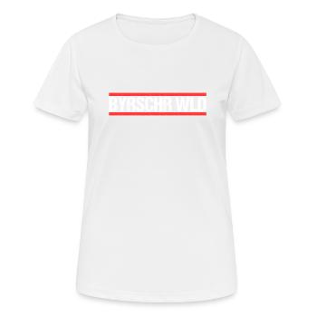 Bayrischer Wald - Frauen T-Shirt atmungsaktiv - Weiß - Vorne - AI Model Female 172 dark (172cm)