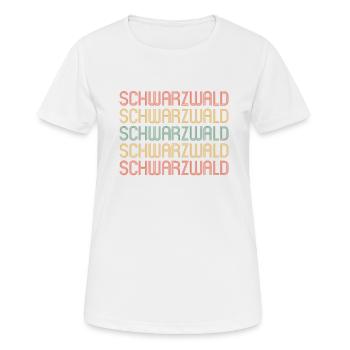 Black Forest - Women's Breathable T-Shirt - white - Front - AI Model Female 172 dark (172cm)