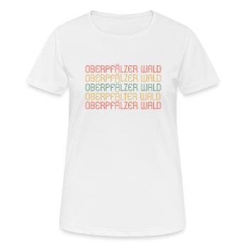 Upper Palatinate Forest - Women's Breathable T-Shirt - white - Front - AI Model Female 172 dark (172cm)