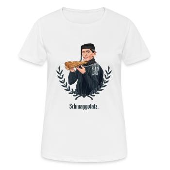 Rieser Grantler // Illustration - Frauen T-Shirt atmungsaktiv - Weiß - Vorne - AI Model Female 172 dark (172cm)