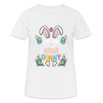 Je suis le lapin Nana - T-shirt respirant Femme - blanc - Devant - AI Model Female 172 dark (172cm)