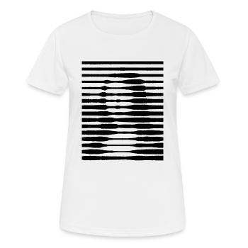MONA - T-shirt respirant Femme - blanc - Devant - AI Model Female 172 dark (172cm)