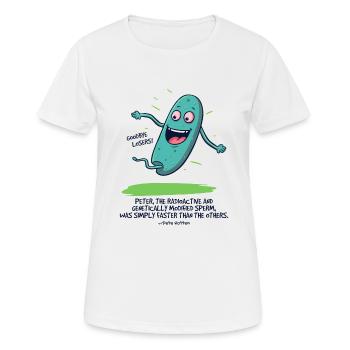 Peter, la graine modifiée radioactive - T-shirt respirant Femme - blanc - Devant - AI Model Female 172 dark (172cm)