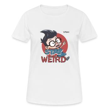 Stay strange, clever rascal - Women's Breathable T-Shirt - white - Front - AI Model Female 172 dark (172cm)
