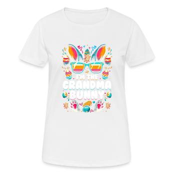 Je suis la grand-mère lapin - T-shirt respirant Femme - blanc - Devant - AI Model Female 172 dark (172cm)