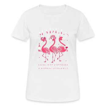 Girls, no matter what, keep the level - Women's Breathable T-Shirt - white - Front - AI Model Female 172 dark (172cm)