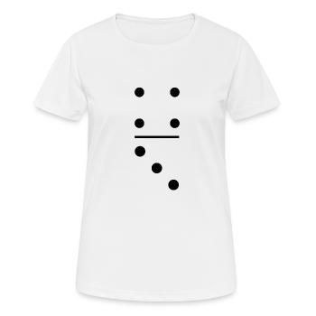 Funny Domino Brick 4 3 Carnival - Women's Breathable T-Shirt - white - Front - AI Model Female 172 dark (172cm)