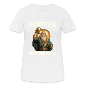 Beer Drinker Beer Lovers Booze Drink Party Beer - Women's Breathable T-Shirt - white - Front - AI Model Female 172 dark (172cm)