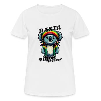 Jamaica Rasta Koala - Women's Breathable T-Shirt - white - Front - AI Model Female 172 dark (172cm)