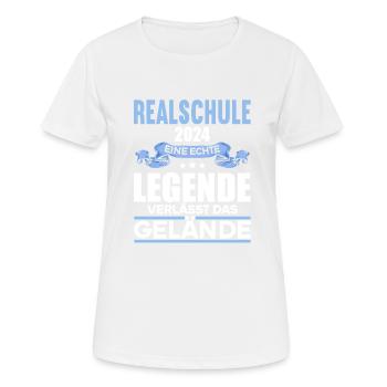 Lycée Jeunes Filles Lycée 2024 - T-shirt respirant Femme - blanc - Devant - AI Model Female 172 dark (172cm)