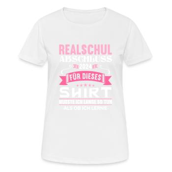 Lycée Jeunes Filles Lycée 2024 - T-shirt respirant Femme - blanc - Devant - AI Model Female 172 dark (172cm)
