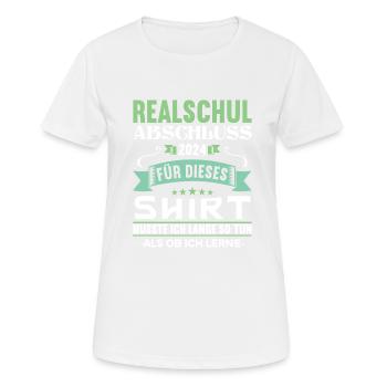 Lycée Jeunes Filles Lycée 2024 - T-shirt respirant Femme - blanc - Devant - AI Model Female 172 dark (172cm)