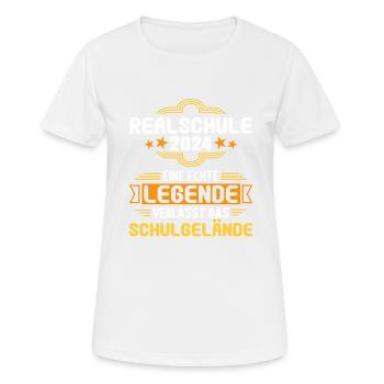Lycée Jeunes Filles Lycée 2024 - T-shirt respirant Femme - blanc - Devant - AI Model Female 172 dark (172cm)