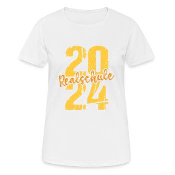 Lycée Jeunes Filles Lycée 2024 - T-shirt respirant Femme - blanc - Devant - AI Model Female 172 dark (172cm)