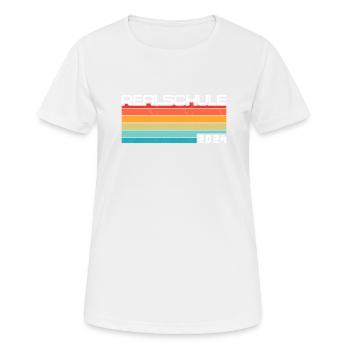 Lycée Jeunes Filles Lycée 2024 - T-shirt respirant Femme - blanc - Devant - AI Model Female 172 dark (172cm)