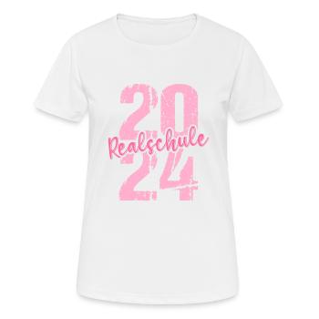 Lycée Jeunes Filles Lycée 2024 - T-shirt respirant Femme - blanc - Devant - AI Model Female 172 dark (172cm)
