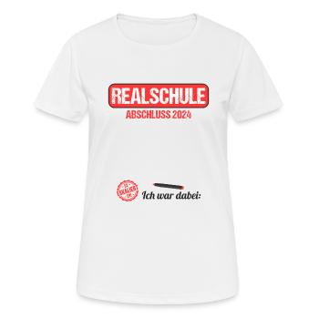 Lycée Jeunes Filles Lycée 2024 - T-shirt respirant Femme - blanc - Devant - AI Model Female 172 dark (172cm)