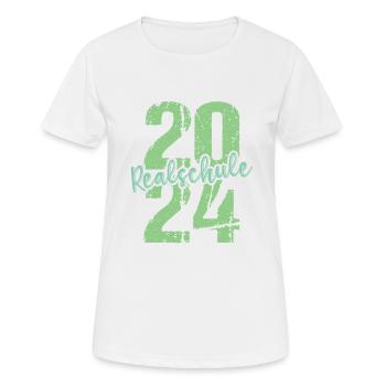Lycée Jeunes Filles Lycée 2024 - T-shirt respirant Femme - blanc - Devant - AI Model Female 172 dark (172cm)
