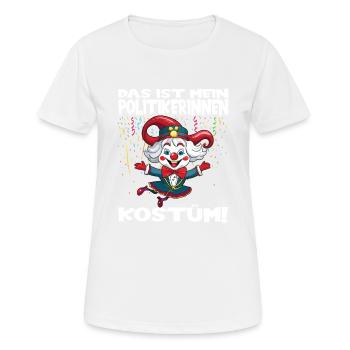 Costume de carnaval Carnaval Carnaval - T-shirt respirant Femme - blanc - Devant - AI Model Female 172 dark (172cm)