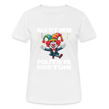 Costume de carnaval Carnaval Carnaval - T-shirt respirant Femme - blanc - Devant - AI Model Female 172 dark (172cm)