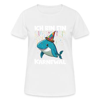 Costume de carnaval Carnaval Carnaval - T-shirt respirant Femme - blanc - Devant - AI Model Female 172 dark (172cm)