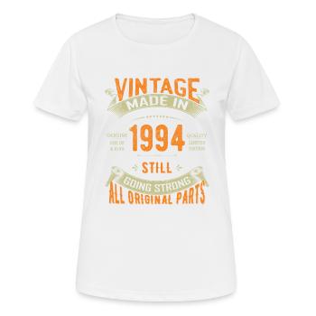 30th Birthday Vintage 1994 Classic Birthday 30 Yea - Women's Breathable T-Shirt - white - Front - AI Model Female 172 dark (172cm)