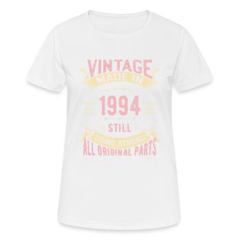 30th Birthday Vintage 1994 Classic Birthday 30 Yea - Women's Breathable T-Shirt - white - Front - AI Model Female 172 dark (172cm)