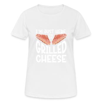 Cheese Lover Cheese - Women's Breathable T-Shirt - white - Front - AI Model Female 172 dark (172cm)