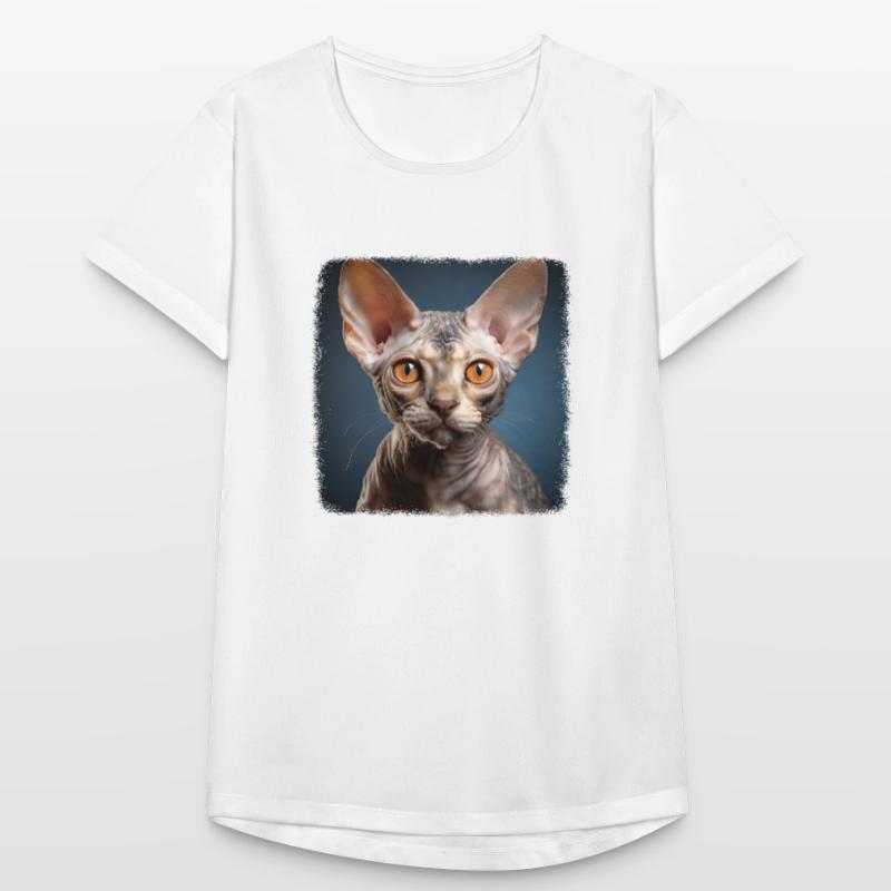 Devon Rex Kätzchen Devon Rex Katze Frauen T-Shirt atmungsaktiv