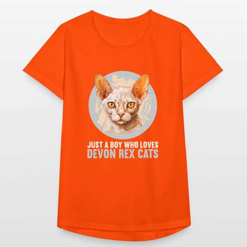 Devon Rex Kätzchen Devon Rex Katze Frauen T-Shirt atmungsaktiv